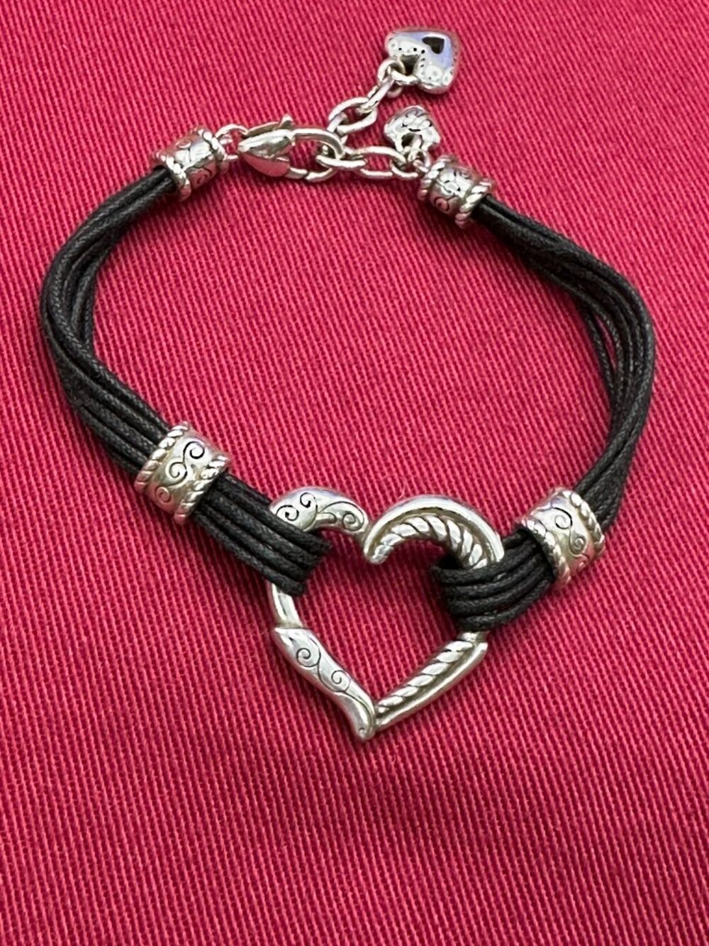Brighton Silver Plated Heritage Heart Bracelet - Picture 12 of 13
